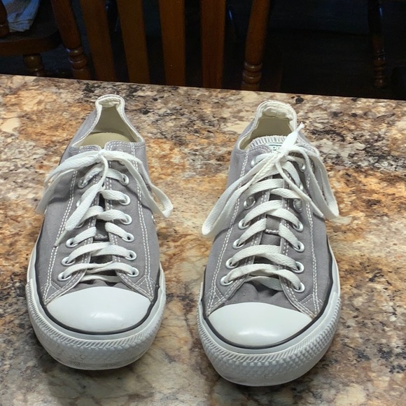 Converse Other - Convverse Unisex Mens 12 women’s 14 gray all stars